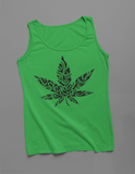 Psychedelic Leaf- Tank Top
